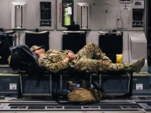 Navy Seal sleeping